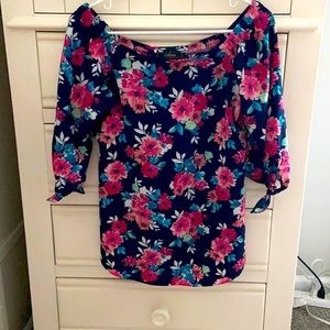 Stitch Fix Grassley off the shoulder blouse.